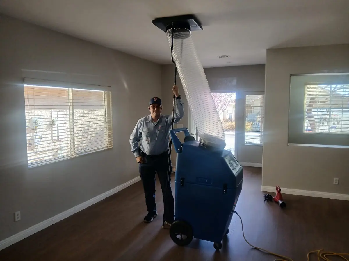Professional Dryer Vent Cleaning work inside a Sierra Vista home